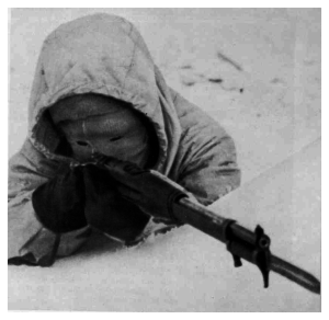 Ensconced in the snow, his white camouflage suit rendering him invisible to the invading Soviet soldiers he stalked, Simo Häyhä steadied himself to fire. During the 1939–1940 Winter War, in temperatures as low as –40 °C, the Finnish sniper undertook a killing spree that saw him single-handedly take the lives of at least 700 men in less than 100 days. Over 500 of these he shot using a standard, bolt-action rifle with non-telescopic sights. Is it any wonder he earned the nickname White Death among his enemies? Meet the man who would take Rambo to the cleaners.