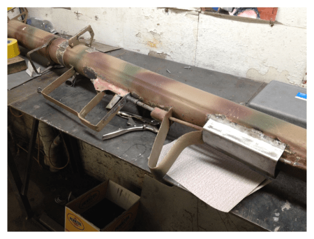 The front barrel rest still needs to find its final placement